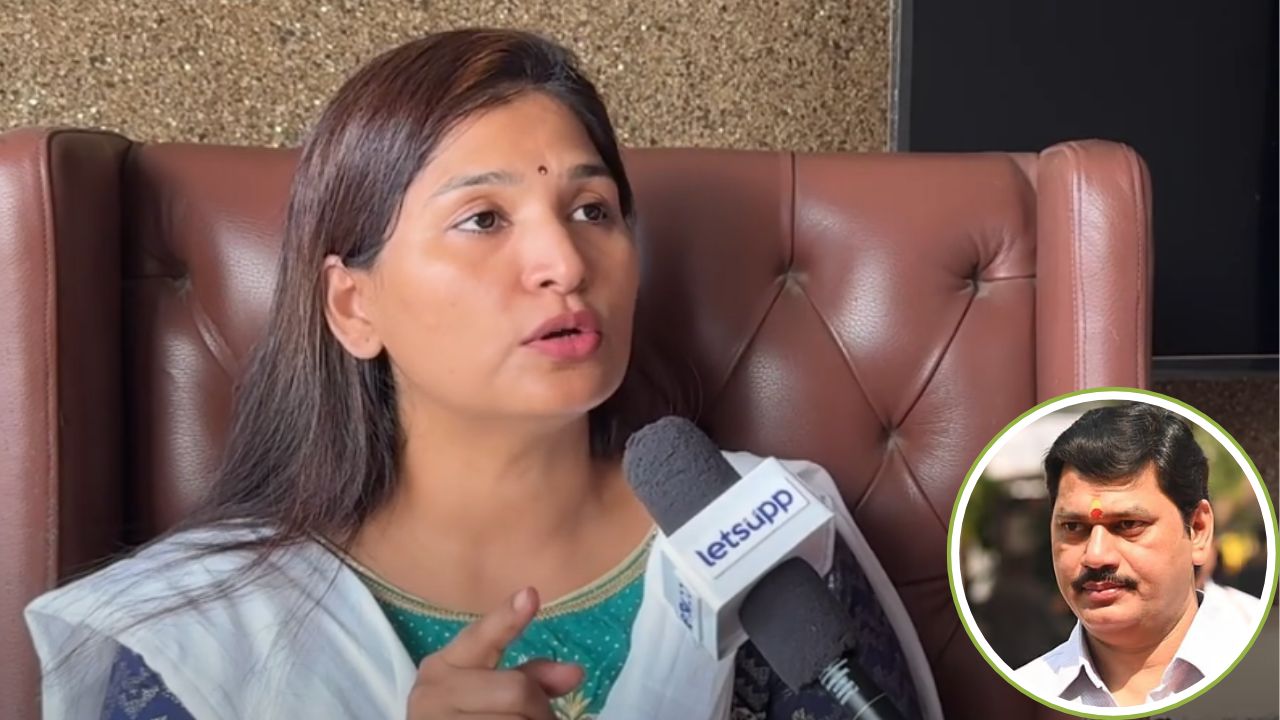 धनंजय मुंडे यांच्यासोबत कोण तीन दलाल? करुणा मुंडे यांनी थेट नावे घेतली Karuna Munde Jpg