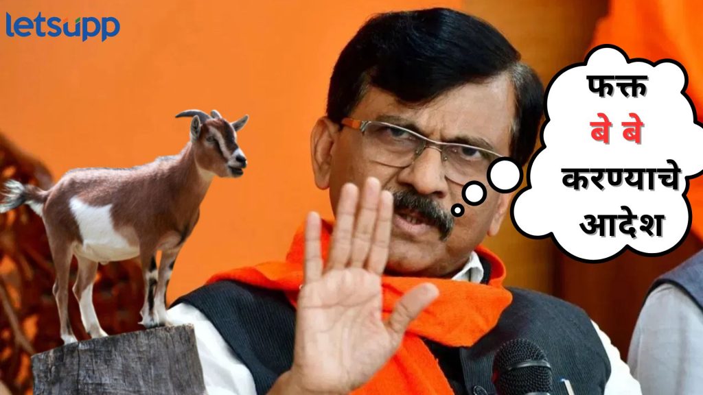 बकऱ्याचा फोटो कोड वर्डमध्ये कॅप्शन अन्...; राऊतांच्या पोस्टनं राजकीय खळबळ