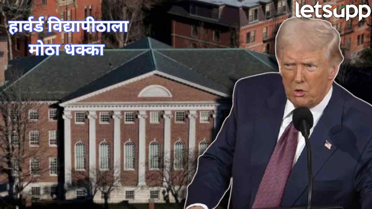 हार्वर्ड विद्यापीठाला ट्रम्पचा दणका! 2.2 अब्ज डॉलर्सचे अनुदान थांबवले, धक्कादायक कारण… Trump (1)