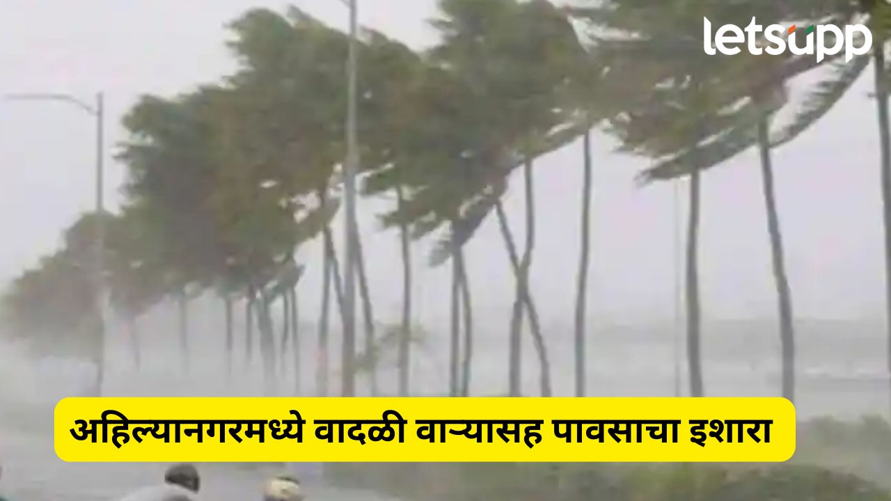 नगरकरांनो सावधान! ८ मे रोजी वादळी वाऱ्यासह पावसाचा इशारा, सतर्कता बाळगण्याचे जिल्हा प्रशासनाचे आवाहन Ahilyanagar