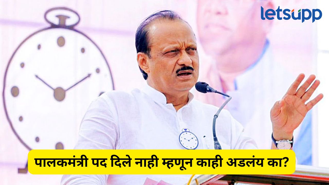 पालकमंत्रिपदावरच काय अडलंय? रायगडवरुन अजितदादांचा सवाल Ajit Pawar