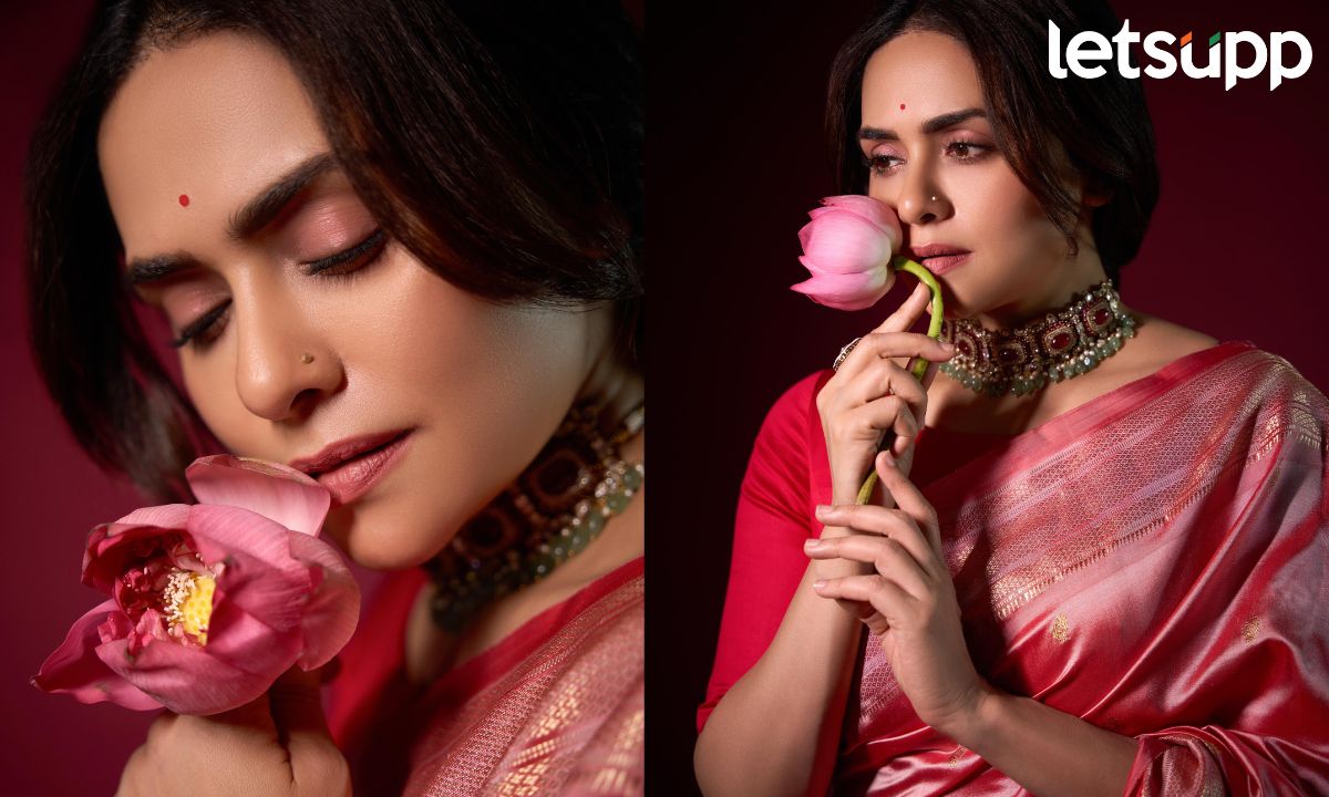 अमृताच्या मनमोहक लूकने चाहत्यांना केलं घायाळ, पाहा फोटो… Amrita Khanvilkar