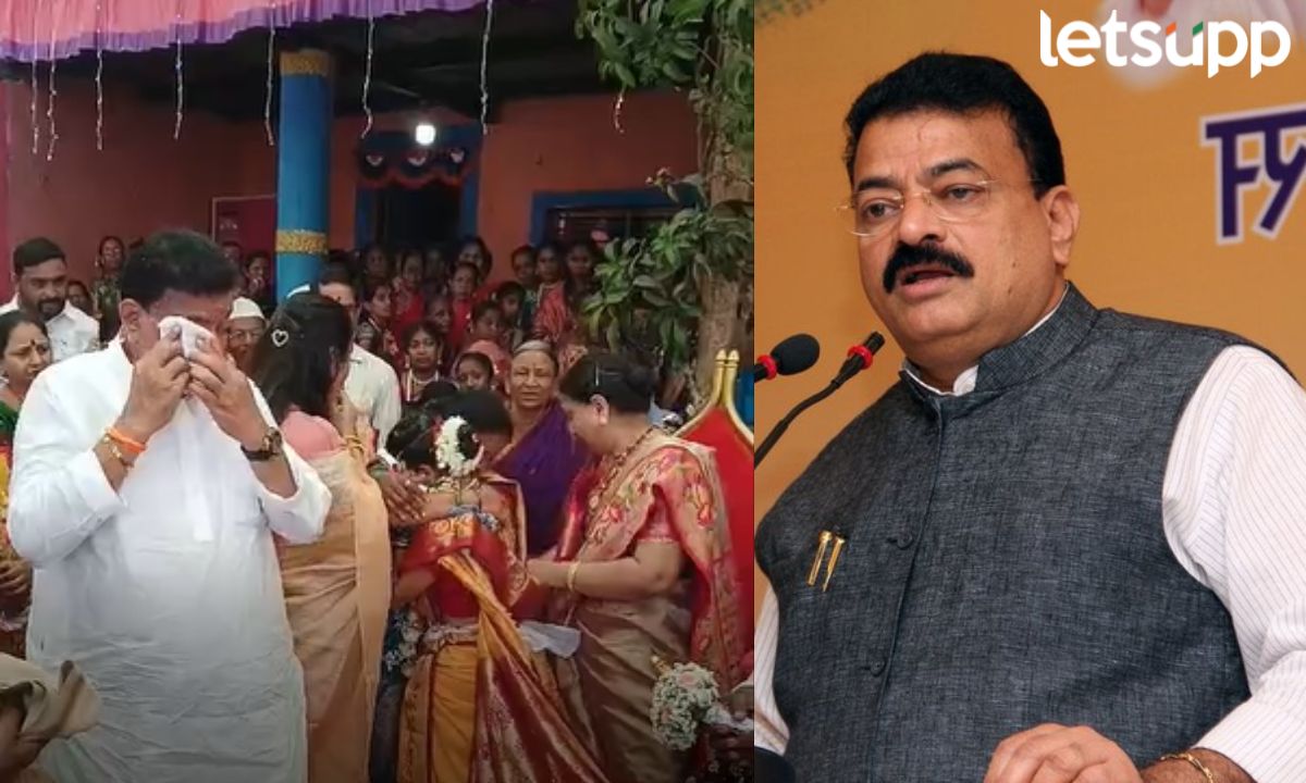 घरकाम करणाऱ्या मुलीच्या लग्नात भास्कर जाधवांच्या अश्रूंचा बांध फुटतो तेव्हा… Bhaskar Jadhav