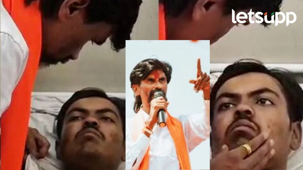 आम्ही तुझ्या पाठिशी आहोत तु घाबरू नको; मनोज जरांगेंनी दिला शिवराज दिवटेला धीर.. अन्..