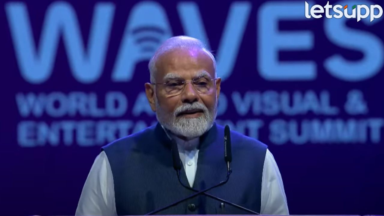 Waves 2025 Summit : सरकार वेव्हज पुरस्कार सुरू करणार, पंतप्रधान मोदींची मोठी घोषणा PM Modi (12)