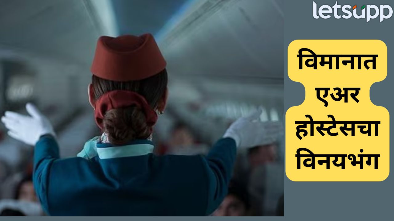 संतापजनक! शिर्डीला जाणाऱ्या विमानामध्ये एअर होस्टेसचा विनयभंग Airhostess Molested