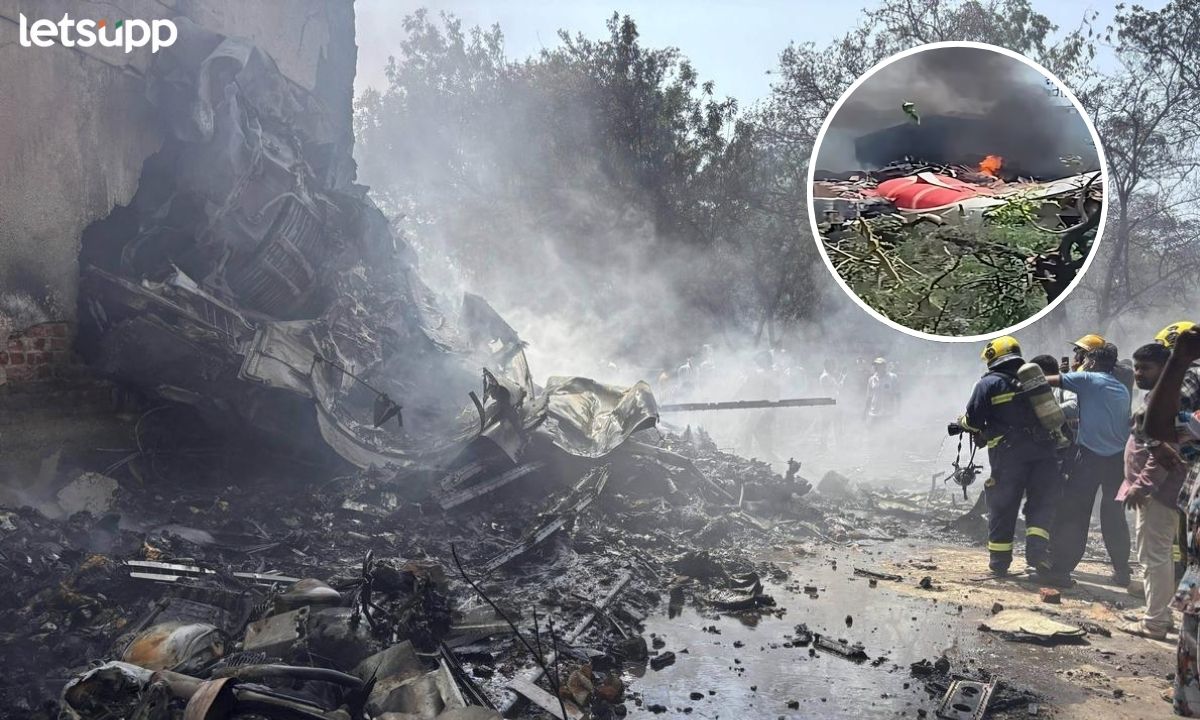 Ahmedabad plane crash मधील मृतांचा आकडा वाढला; मेडीकल कॉलेजमधील 34 जणांचा मृत्यू Ahmedabad plane crash