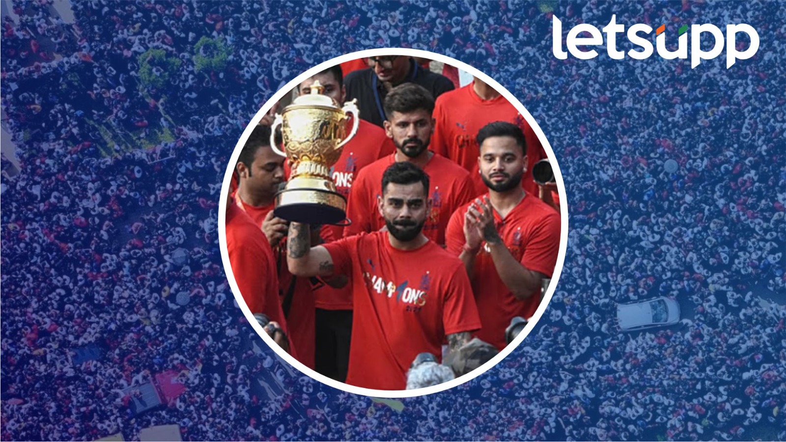 ‘RCB’च्या रॅलीतील चेंगराचेंगरीवर पोलिसांची कारवाई; आरसीबीसह कर्नाटक क्रिकेट असोसिएशनविरुद्ध गुन्हा दाखल WhatsApp Image 2025 06 05 At 6.31.44 PM