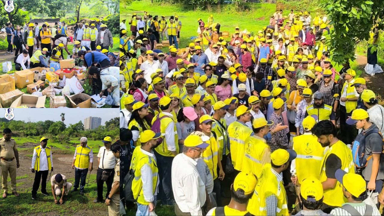 अनिरुद्धाज अॅकॅडमीच्या स्वयंसेवकांकडून 2.24 लाख सिडबॉल्सचे रोपण; मातृभूमीसाठीचं हरित व्रत.. Seed Ball Plantation