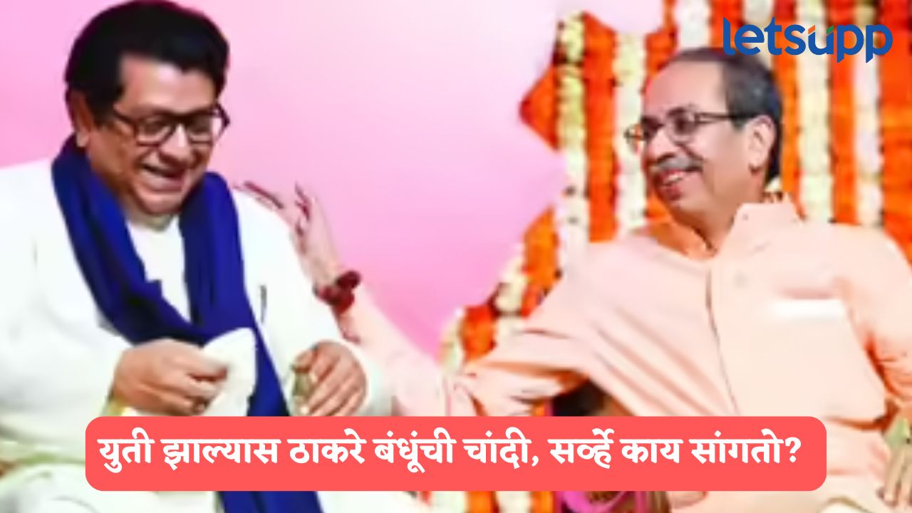 युती झाल्यास मुंबईत महापालिका ठाकरे बधूंच्या ताब्यात, कोण किती जागा जिंकणार, वाचा सर्व्हे काय सांगतो ? BMC SURVEY