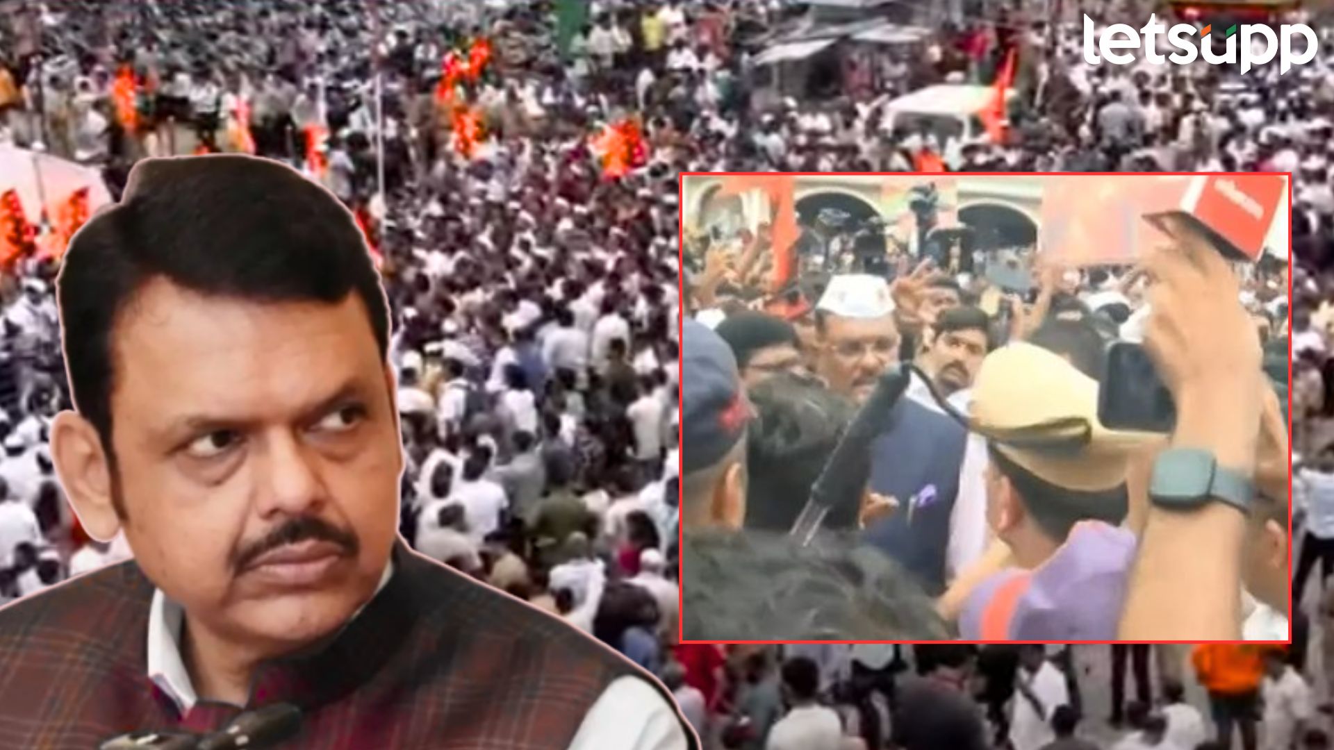 Video : गो बॅक, 50 खोके; सरनाईकांना मनसे कार्यकर्त्यांनी मोर्चातून काही मिनिटातचं हुसकावलं! Letsupp Image 2025 07 08T135630.716