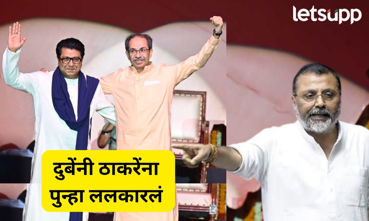 यंदाच्या मनपा निवडणुकीनंतर ठाकरें बंधुंचं राजकारण मुंबईतून पूर्णत: संपणार; निशिकांत दुबेंनी पुन्हा डिवचलं