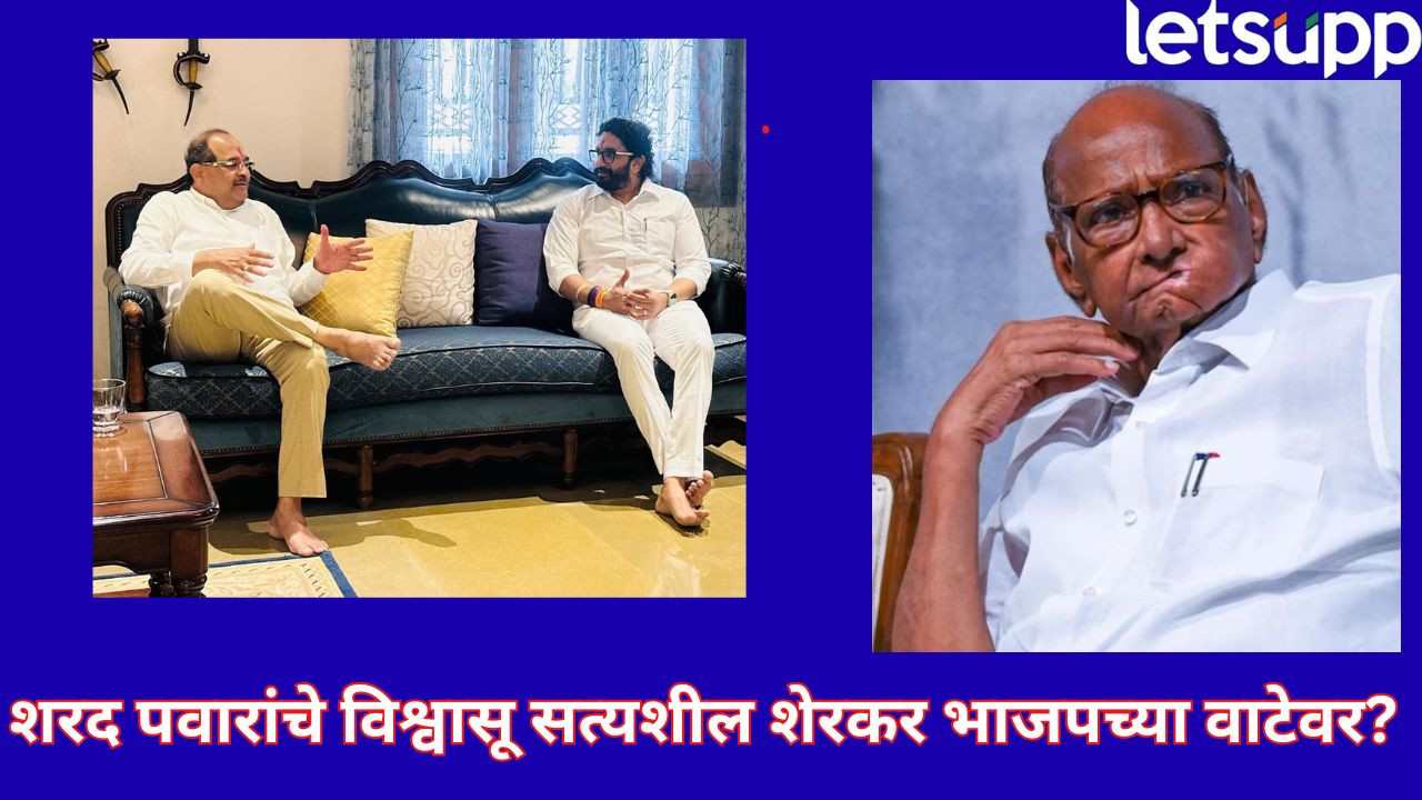 शरद पवारांचे विश्वासू सत्यशील शेरकर भाजपच्या वाटेवर? विखे पाटलांसोबत बंददाराआड चर्चा… Sharad Pawar (4)