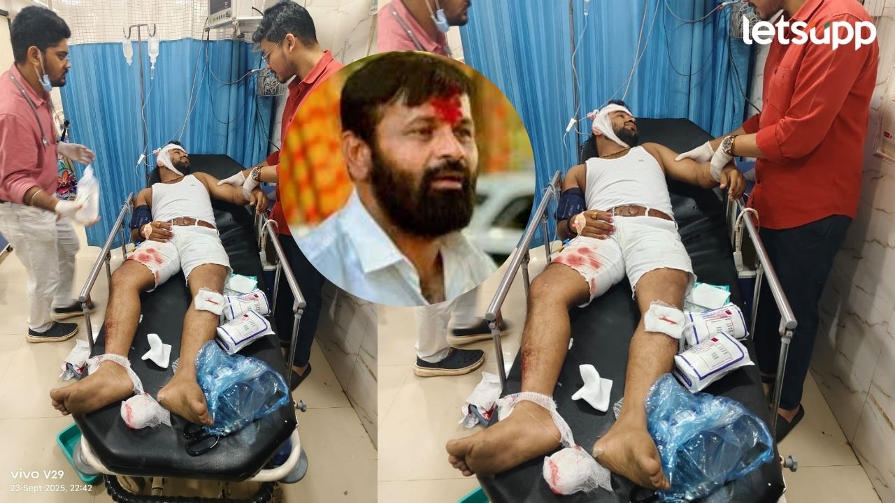 वाघमारेंची गाडी जाळली आता हाकेंच्या सहकाऱ्यावर हल्ला, लाठ्या-काठ्यांनी मारहाण… Untitle (2)
