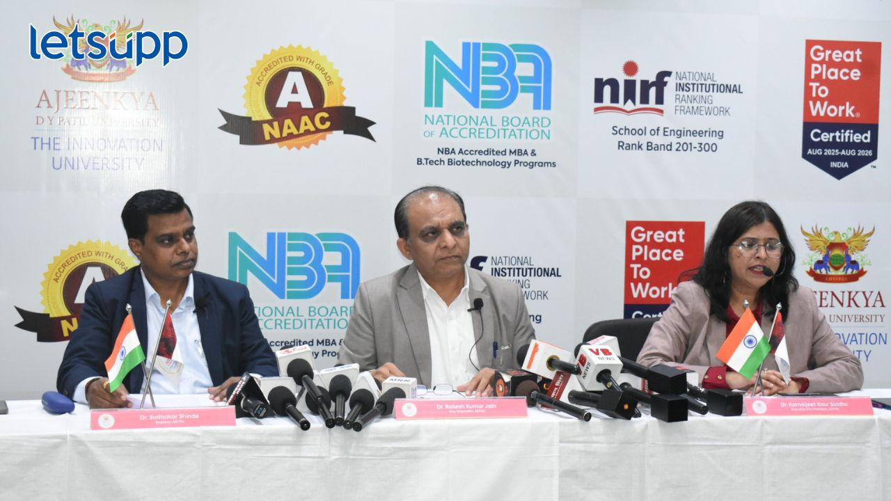 अजिंक्य डी.वाय. पाटील विद्यापीठाचा आंतरराष्ट्रीय पातळीवर ठसा; नॅककडून ‘A’ ग्रेड मानांकन… Naac
