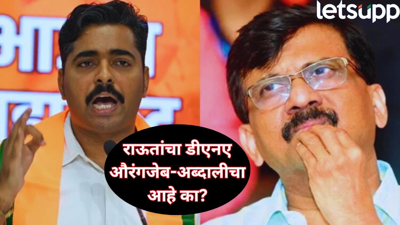 राऊतांचा डीएनए औरंगजेब-अब्दालीचा आहे का? भाजप नेत्याचा संतप्त सवाल Politics