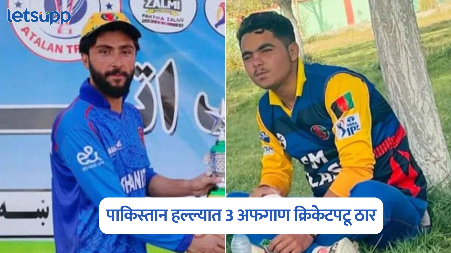 मोठी बातमी! पाकिस्तान हल्ल्यात 3 अफगाण क्रिकेटपटू ठार, मालिका रद्द Pakistan Vs Afghanistan