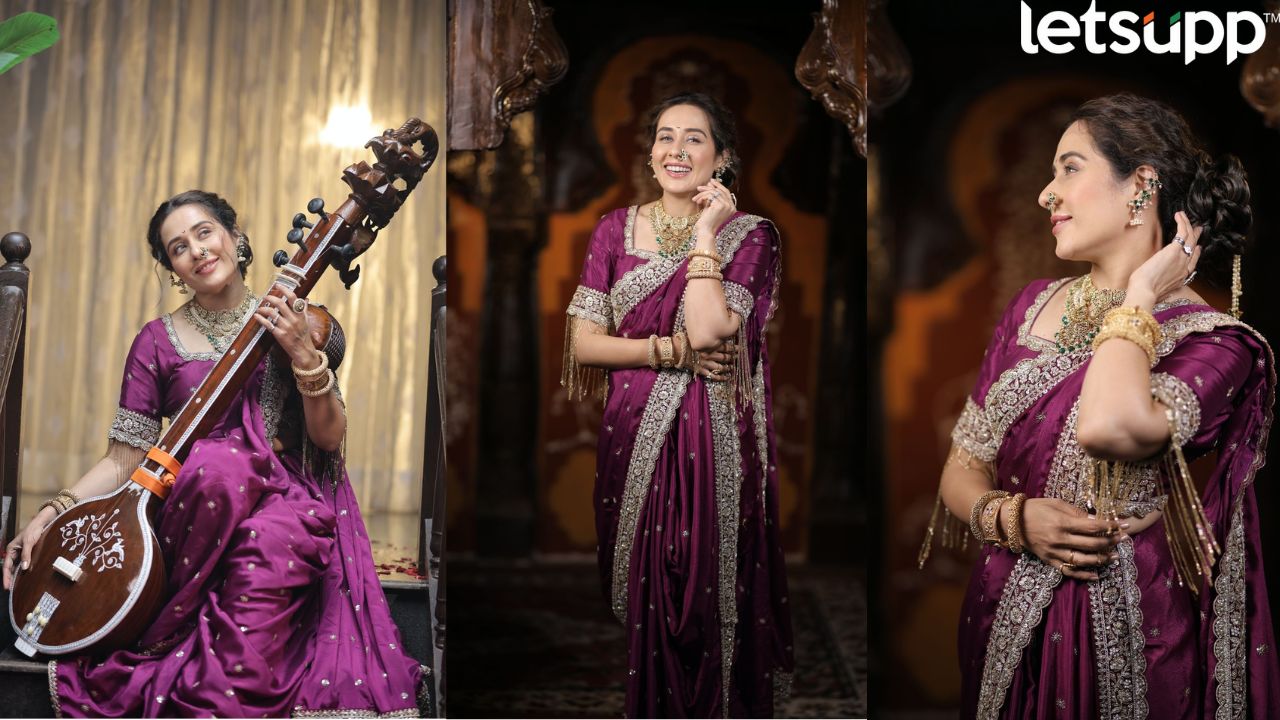 जगदंबा माता देवी माझ्यासाठी खास! तेजस्विनीचं फोटोशूट एकदा पाहाच… Tejaswini Lonari Photo Navratri 2025